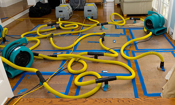 Professional Sewage Cleanup technician working in Union City, OK